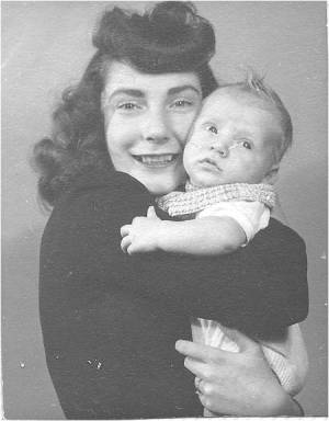 Mom & I in 1946